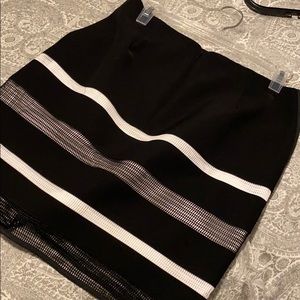 BHWM Skirt with overlay detail